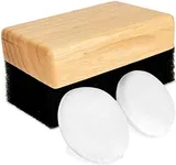 IMPRESA Oil & Wax Large Block Applicator with 2 Microfiber Buffing Pads, for Applying Cutting Board Oil & Wax to Countertops, Butcher Blocks & Other Large Wooden Surfaces