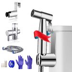 Portable Bidet Sprayer for Adjustable Control for Women Washing Baby Cloth Diaper Sprayer for Bathroom Hygiene Cleaning