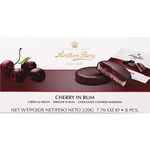 Anthon Berg - Marzipan Covered in Dark Chocolate - Cherry & Rum - Box of 220g - With a delicious jam of fresh fruits flavoured with Rum.