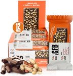 The GFB Chocolate Peanut Butter Protein Bars - Gluten Free, Plant Based, Non GMO, Sustainably Made – Ridiculously Tasty, Healthy, Vegan, Nutrition Snack Protein Bars, 2.05 oz (12 Count)