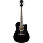 Fender Acoustic Guitar Dreadnought Cutaway Electronics FA-125CE Black 972713506