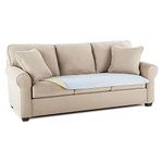 Mambe 100% Waterproof Furniture Cover Extra Long Seat, 30" x 90", Bamboo and Sky Blue - Pets and People - for All Types of Furniture and Bedding from Spills, Accidents, and Normal Wear and Tear