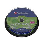 Verbatim 43480 12x CD-RW - 10 Pack Spindle