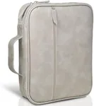 Orionstar Bible Cover for Women/Men, Leather Bible Case With Handle, Minimalist Design for Women/Men, Water Resistant Bible Cover Case, Surface Zippered Storage Pocket, Bible Gift