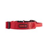 KONG Ultra Durable Padded Comfort Handle Dog Collar (XL, Red)