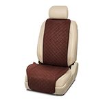 Car Seat Cover Protector Cushion, Car Seat Protector - Car Seat Cushion, Premium Covers for Women, Men, Girls, Boys - Fits Most Cars, Truck, SUV, or Van - 1-pc (Brown Wings)