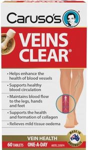 Caruso's Natural Health Veins Clear 60 Tablets