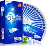 Teeth Whitening Strips for Sensitive Teeth: Effective 28 Whitening Strips for Teeth Whitening Strips Reduced Sensitivity Whiting Stripes, 14 Treatments White Strips Helps Remove Smoking / Coffee / Soda / Wine Stain