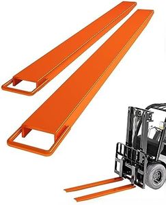 KYBOLT Pallet Fork Extension, [4.5" Width 84" Length] Heavy Duty Steel Pallet Extensions for Forklift Truck- Orange