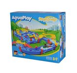 Kids Water Table | Colourful Water Play Table with Working Canal System, Lifting Crane, Bridges, Boat, and Car Toy | Ages 3+