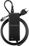 VOLOHAS 58.8V 2A Charger for Kugoo G1/Speedual Mini/Grace 8/9/10 Electric Scooter, E-Bike, Hoverboard 117W Quick Charge Quiet Fast Cooling LED Display 52V Lithium Battery Charger