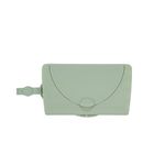 Ubbi On-the-Go Baby Wipes Dispenser, Portable Wipes Container for Travel, Nappy Bag Accessory Must Have for Newborns, Reusable Wipes Holder, Sage Green