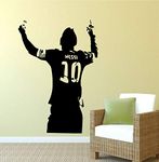 Decals Stock Messi Wall Sticker for Home (PVC Vinyl Size 78X58CM)