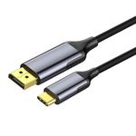 USB C to DisplayPort Cable (6FT/1.8m), USB Type C to DisplayPort 4K@60Hz Braided Cable Thunderbolt 3 Compatible with MacBook Pro/MacBook Air/iPad Pro 2018, 2017 iMac,Dell XPS 15/13 and More