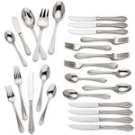 Gorham 846854 Melon Bud Frosted 45-Piece Flatware Set