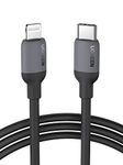 UGREEN USB C to Lightning Cable 3FT - iPhone Lightning Cable MFi Certified, PD 20W USBC Lightning Cable Black Super Soft Compatible with iPhone 13/13 Pro/12/11/X/8, iPad(2021), AirPods, MacBook