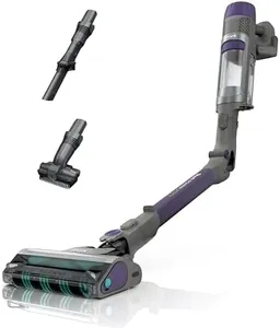 Shark Cordless Vacuum Cleaner with HEPA Filter, PowerDetect Clean & Empty, Powerful Suction, Pet Hair Pickup, Carpets & Hardfloor, Grey/Purple, IP1251