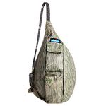 KAVU Mini Rope Sack Sling Crossbody Backpack - Woodgrain Terrain