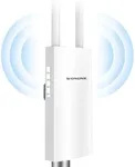 WONLINK AC1200 Outdoor Gigabit Wireless Access Point, WiFi Extender Signal Booster Outdoor High Power with PoE Dual Band, Long Range WiFi Repeater, Supports Router/AP/Repeater Modes Waterproof, IP66