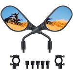 ATV Mirrors, OFIG Motorcycle Mirrors with 7/8" Handlebar Mount Compatible with ATV Motocycle Scooter Moped Snowmobile Polaris Sportsman Dirt Bike Cruiser Chopper