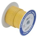 Ancor 107010 Marine Grade Electrical Primary Tinned Copper Boat Wiring (12-Gauge, Yellow, 100-Feet)