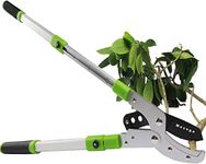 Mesoga Bypass Lopper with Extendable, Anvil Lopper Heavy Duty, Tree Trimmer Telescopic 26-41 Inch, Garden Pruner 5 Sections Handle Adjustment, Branch Cutter with 2 Inch Cut Capacity