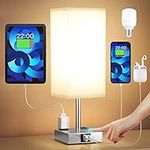 【Upgraded】Bedside Table Lamp Touch 