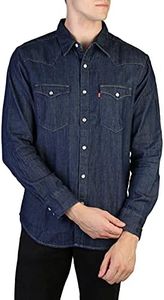 Levi's Barstow Western Standard Chemise, Indigo Rinse, XL Homme