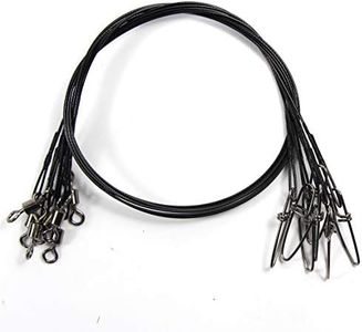 Croch Stainless Steel Wire Leader Fishing Swivels Snaps 150LB