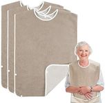 WenYa 3 Pack Adult Bibs for Women M