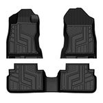 FIILINES Custom Fit for Floor Mats Subaru Forester 2023 2022 2021 2020 2019 All Weather Floor Liners Durable Odorless Front & Rear Row Carpet Liner Set