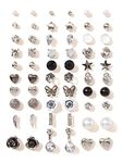 Shining Diva Fashion 30 Pairs Earrings Combo Set Latest Stylish Crystal Pearl Earrings for Women and Girls (14855er)