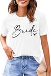 hohololo Team Bride Shirts Hen Party T Shirts for Women Bridal Party Shirt Bridesmaid Tee Shirt