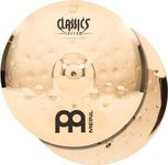 Meinl 14" Hihat (Hi Hat) Cymbal Pair - Classics Custom Extreme Metal - Made in Germany, 2-YEAR WARRANTY (CC14EMH-B)