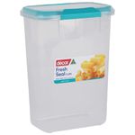 Décor 3.5 Litre Oblong Food Storage Container | Reusable Plastic Airtight Food Container With clippable Lids | BPA FREE | Leak Proof Microwave Freezer & Dishwasher Safe