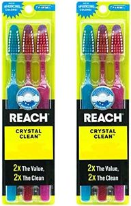 Reach Toothbrush Crystal Clean Firm Twin (6 Pieces)