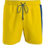 Tommy Jeans Men Swim Trunks Medium Drawstring Mid-Length, Yellow (Vivid Yellow), XL