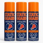 Static Guard Fabric Anti-Static Spray 156g, Pack of 3 - Eliminates Static Cling Instantly, Safe for all Fabrics