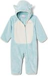 Columbia Baby Boys Foxy Sherpa Bunting Snowsuit, Aqua Haze/Chalk, 12-18 Months US