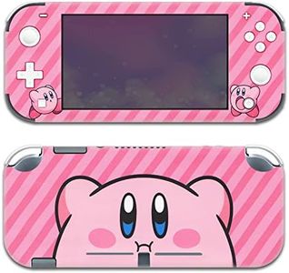 BelugaDesign Kirby Switch Skin | Cute Pastel Sticker Wrap Vinyl Decal | Anime Smash Star Allies Forgotten Land Kawaii Japanese Cartoon Game l Compatible with Nintendo Switch (Switch Lite, Hot Pink)
