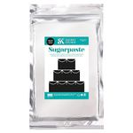 Squires Kitchen Tuxedo Black Ready To Roll Sugarpaste Icing for Decorating Cakes, Cupcakes and Cookies, Premium Quality Rolled Fondant - 1kg