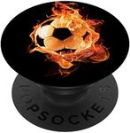 PopSockets Football Ball On Fire Fl