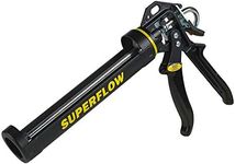 Everbuild Super Flow Sealant/Adhesive Cartridge Applicator Gun with Rotating Barrel – Soft Grip Handle – For Cartridges Up to 310 ml