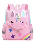 ADSON Unicorn Kids Toddler Preschool Travel Backpack Kindergarten Cute Cartoon Schoolbag|Backpack Bookbag for Girls Boys(Multi)