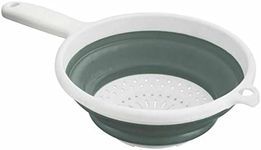 Buy-Simplicity® Collapsible Colander Plastic Sieve with Handle | Kitchen Strainers and Colanders for Pasta Vegetables & Fruits