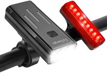 Bike Light USB Rechargeable, 4000 Lumen Bicycle Lights Front and Back, Bright Led Bike Headlight and Taillight with Power Bank Function, Road Cycling Safety Flashlight