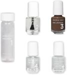 Dazzle Dry Mini Kit 4 Step System - Fringe - A milk chocolate brown. Full coverage cream. (5 Piece Kit / 5 Manicures)