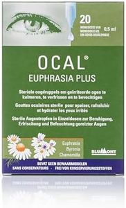 Yeux Gouttes Oculaires en Monodose 20 x 0,5 ml fiale, Gouttes Yeux Sécheresse, pour les Yeux Secs et Irrités (1)