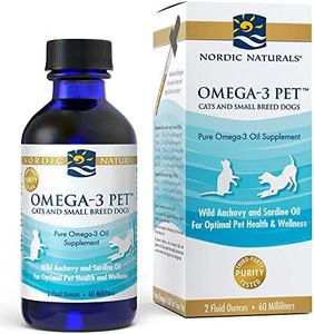 Nordic Naturals Omega 3 Pet - Fish Oil Liquid for Small Dogs and Cats Omega-3s Epa and DHA Supports Skin Coat Joint and Overall Health in Triglyceride Form for Optimal Absorption 2 Ounces