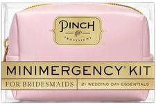 Pinch Provisions Minimergency Kit for Bridesmaids, includes 21 Emergency Wedding Day Must-Have Essentials, Perfect Bridal Shower and Bridesmaids Proposal Gift, Pink Patent Leather